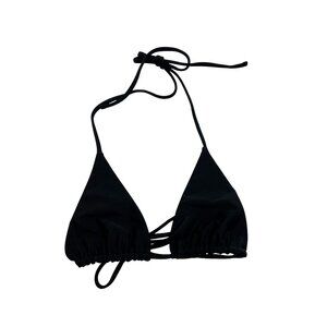 Bamba Swim Malibu Bikini Top in Jet Black